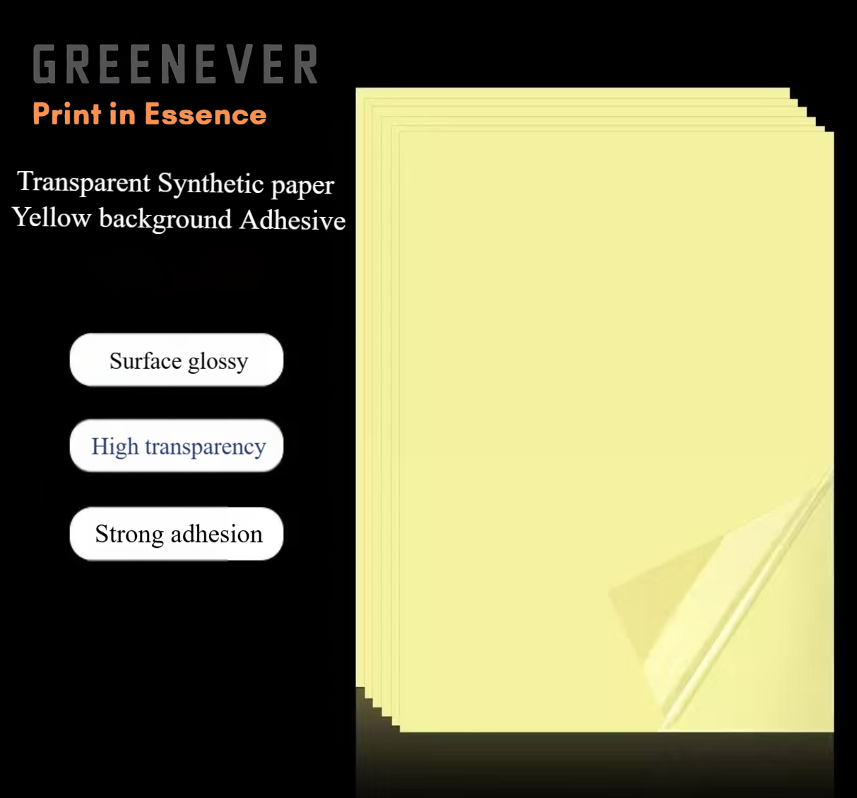 DIY Vinyl stickers Laser Transparent