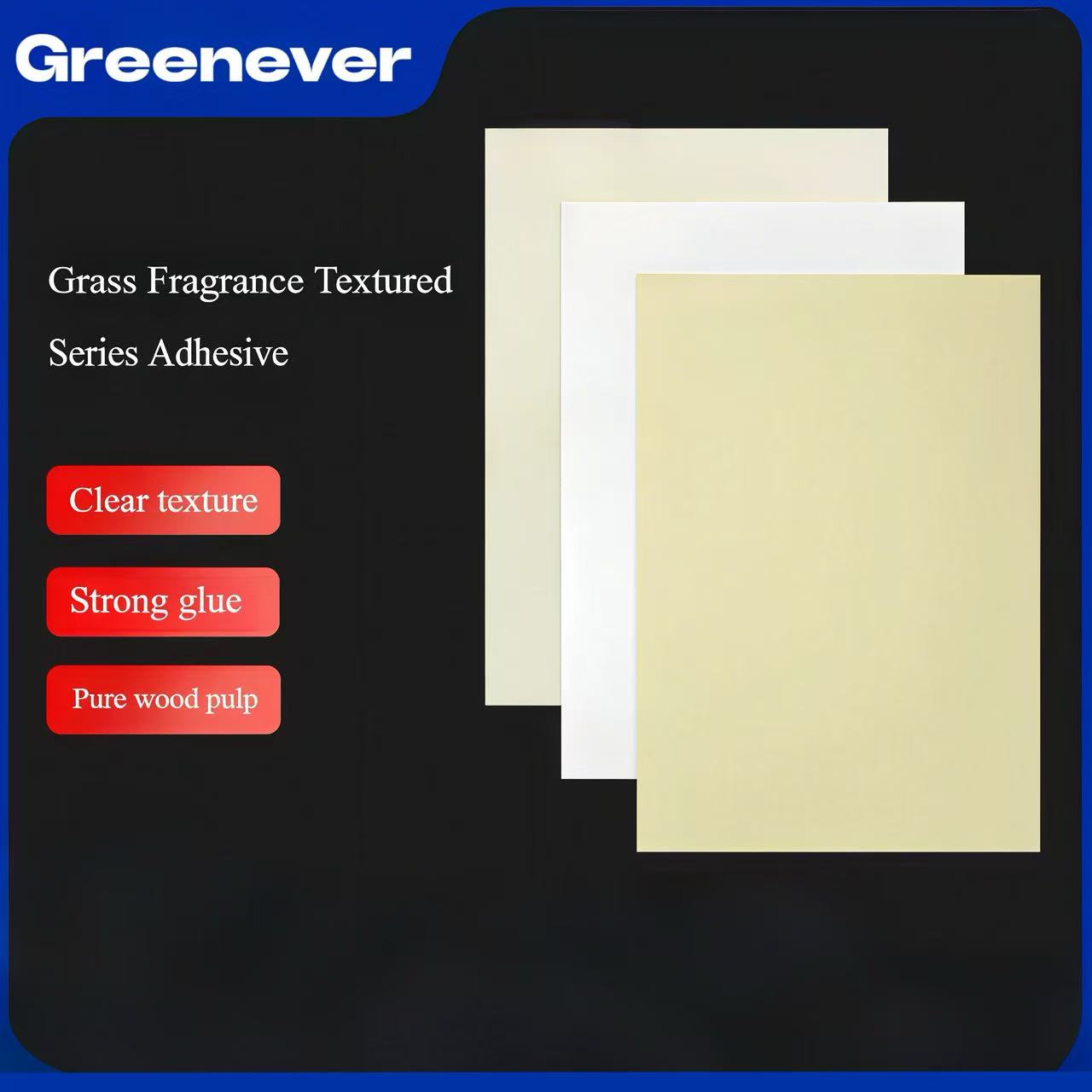 Grass Fragrance texture paper Self-adhesive sticker