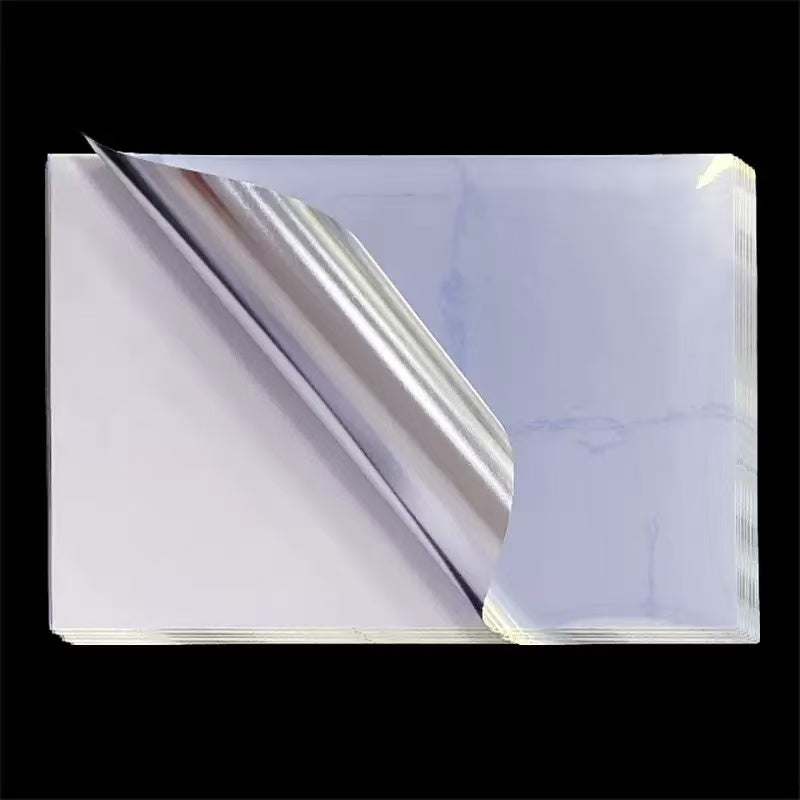 DIY Vinyl stickers Inkjet Glossy silver
