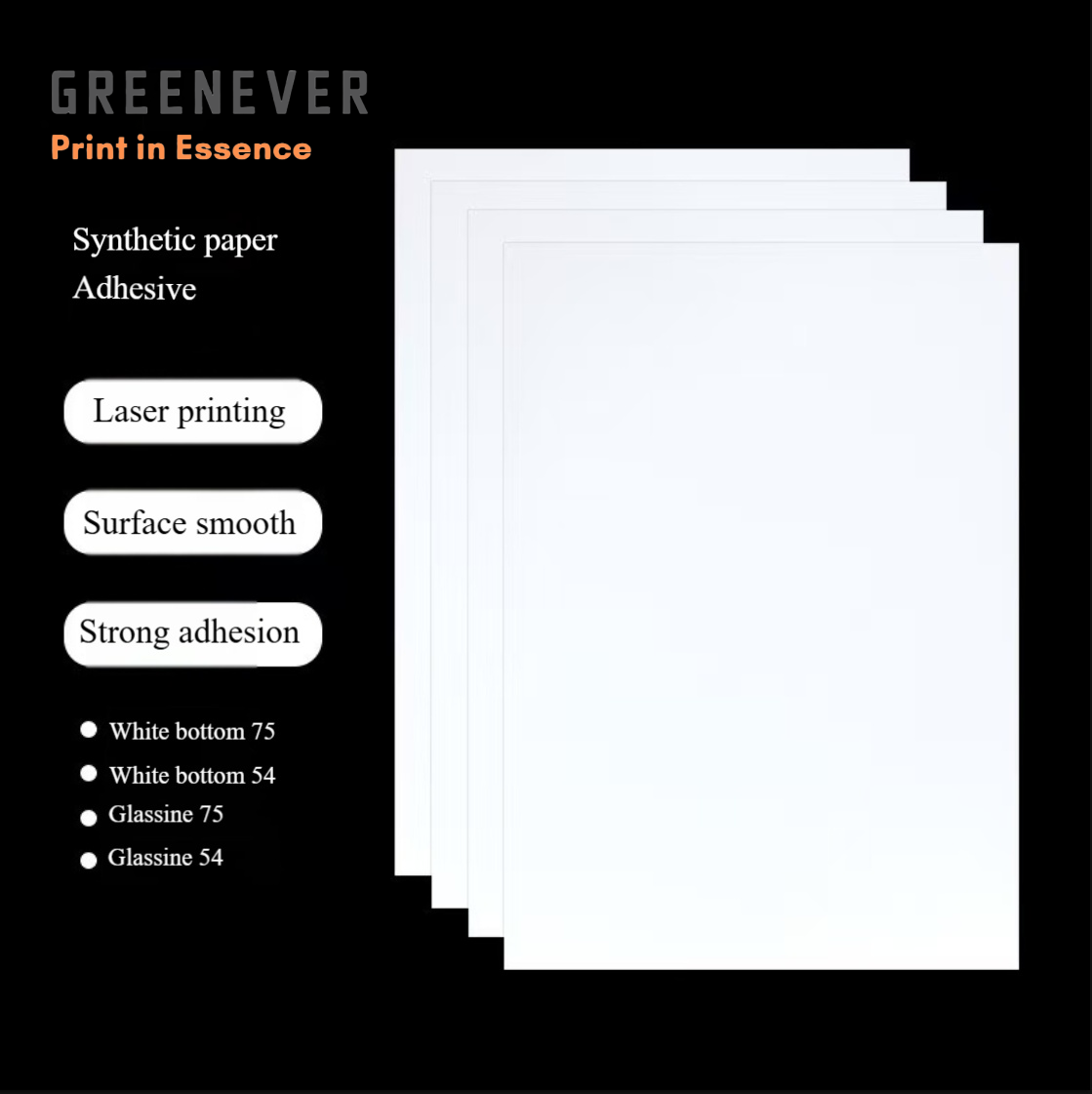 DIY Vinyl stickers Laser PP