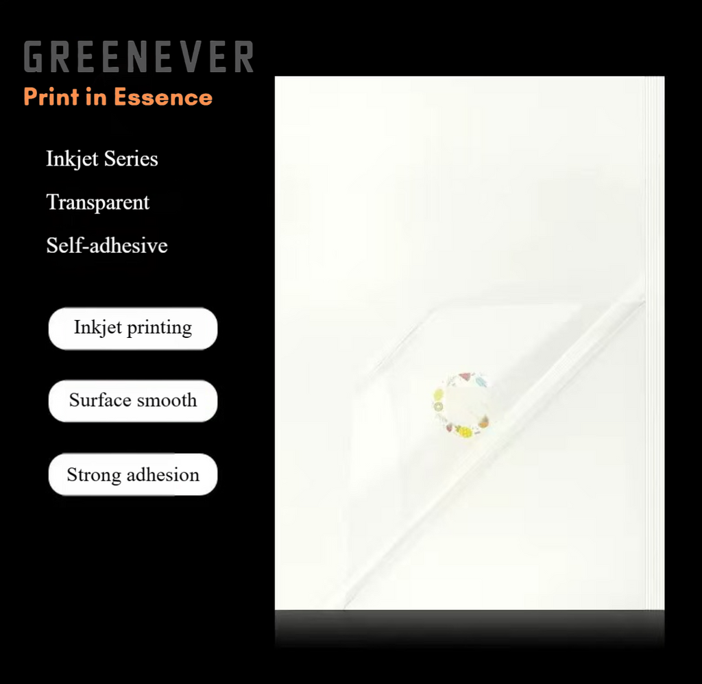 DIY Vinyl stickers Inkjet Transparent