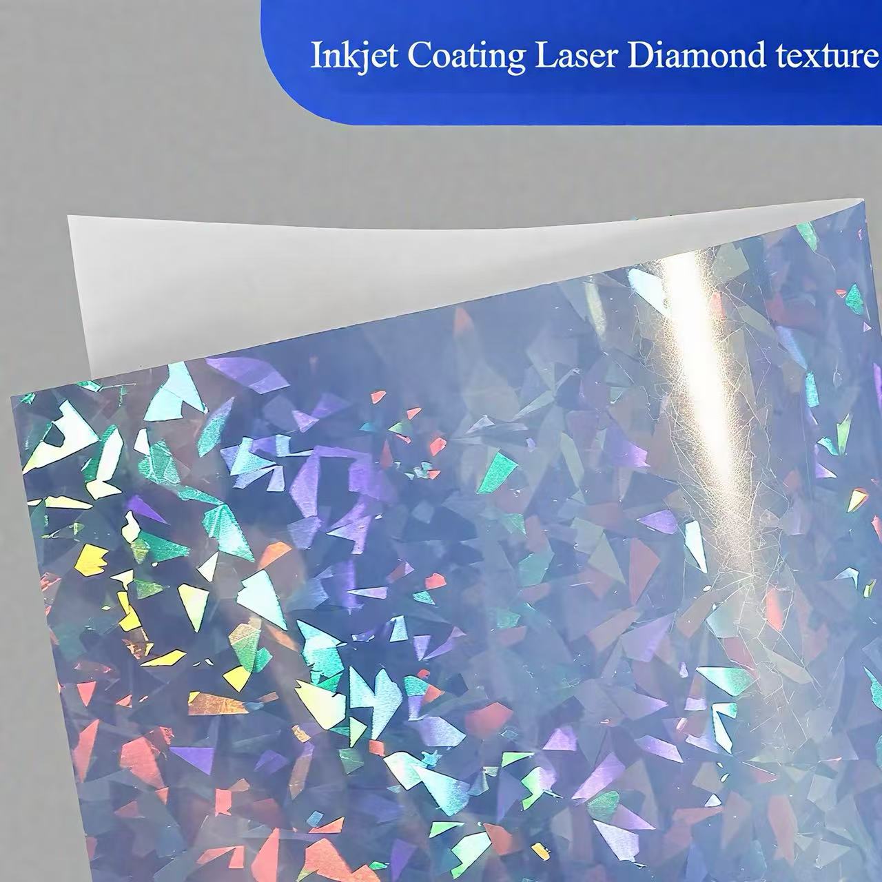 Holographic paper Self-adhesive sticker