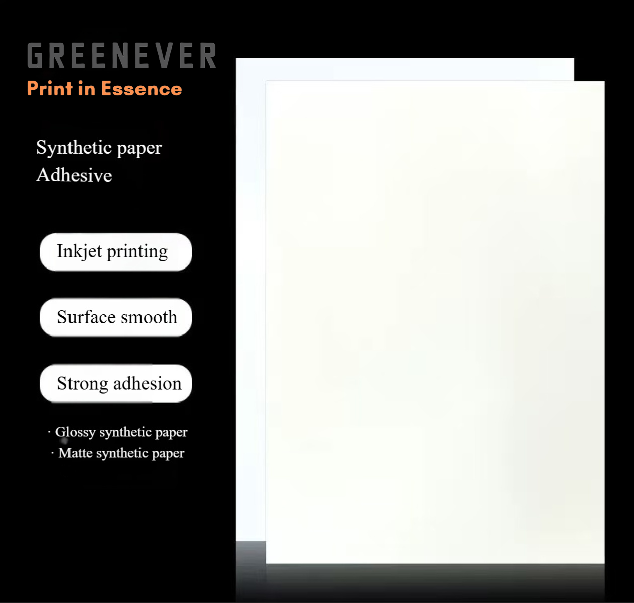 DIY Vinyl stickers Inkjet PP