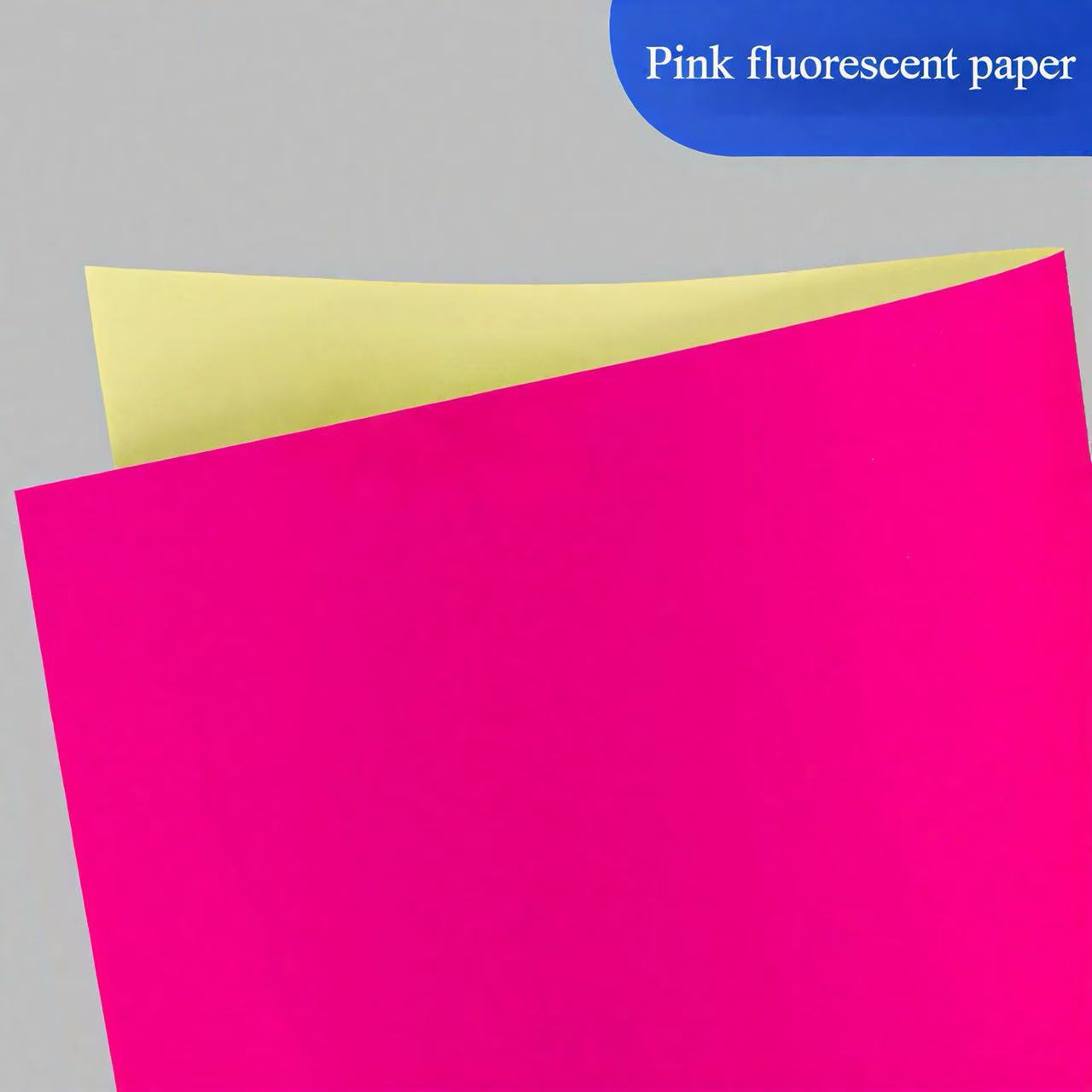 Fluorescent Paper Series Self-adhesive sticker