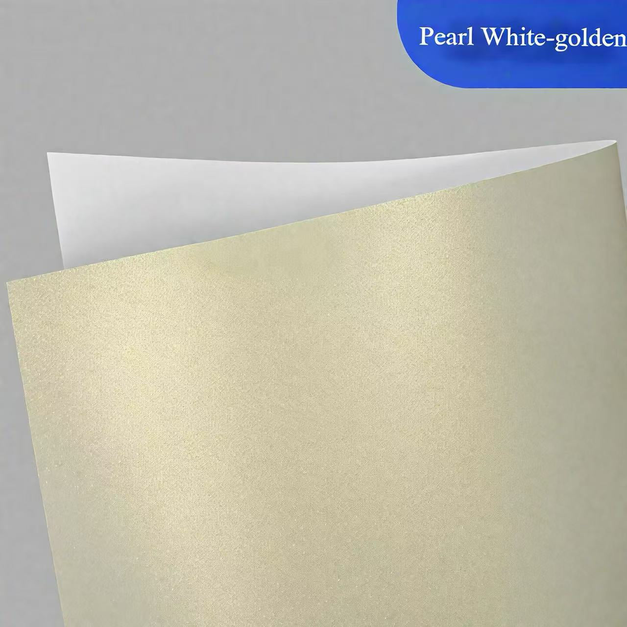 Pearl color paper Self-adhesive sticker